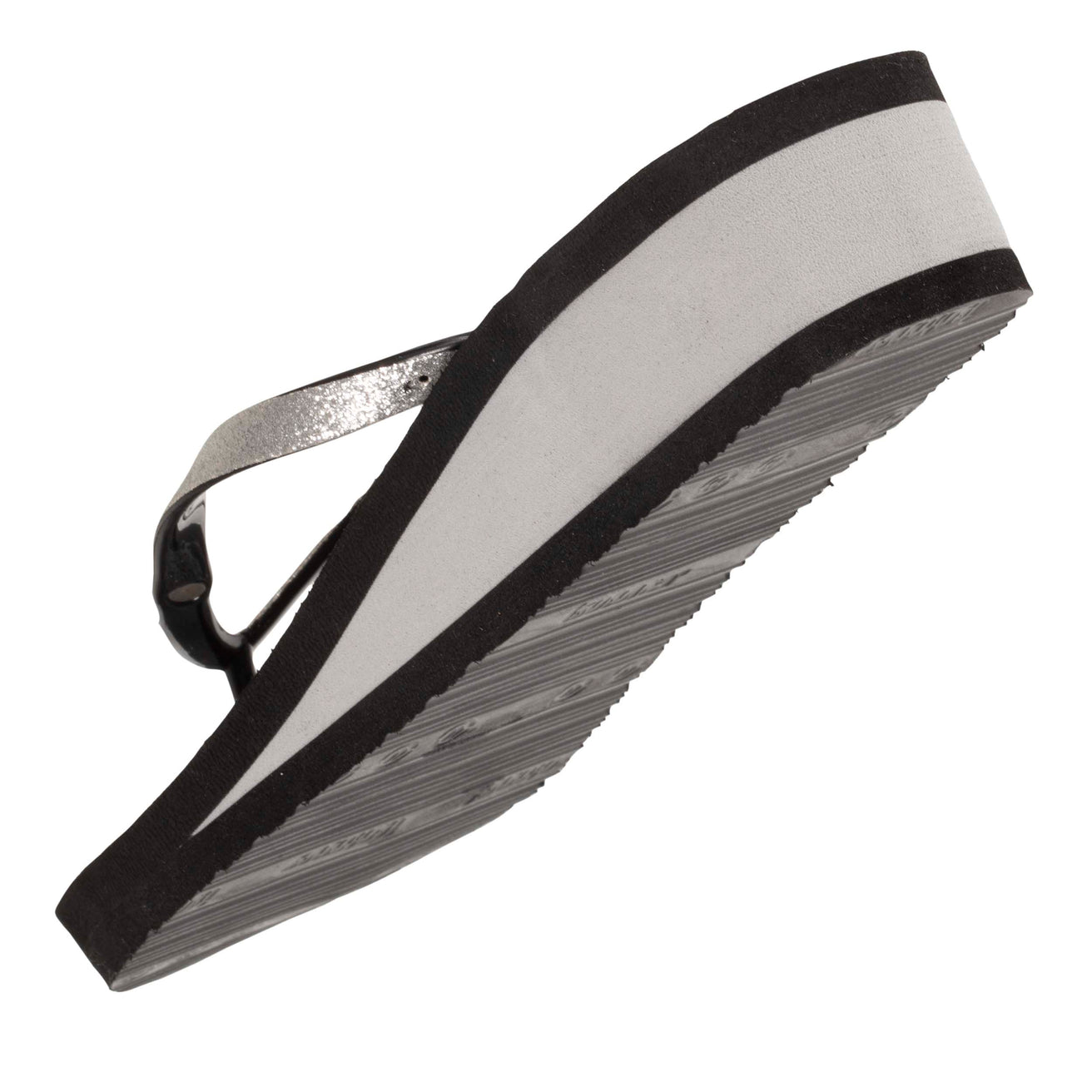 Chanclas Mujer con tacón floral negro