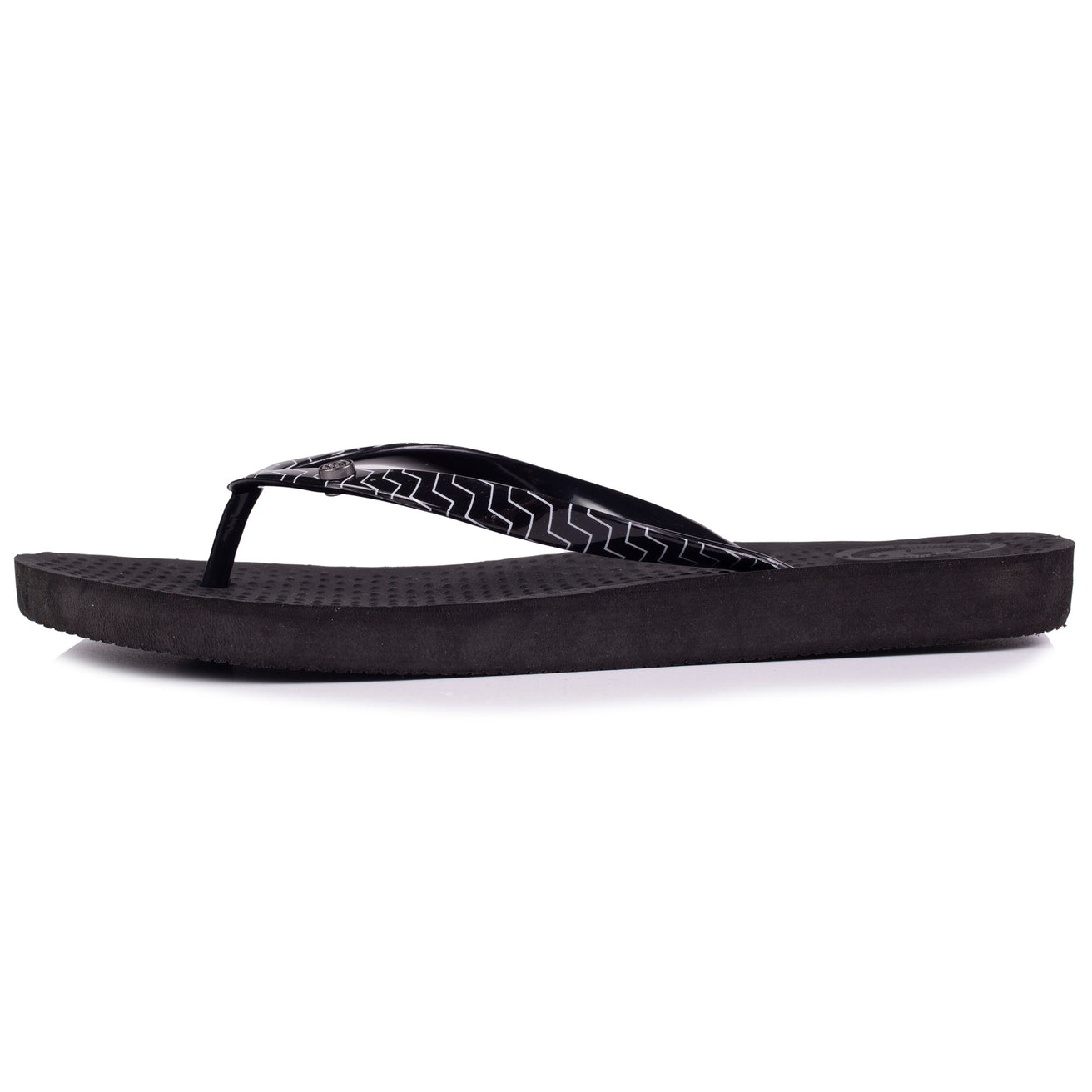 Chanclas Mujer gráfica Negro