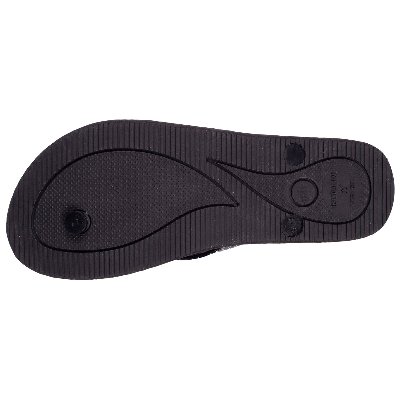 Chanclas Mujer gráfica Negro