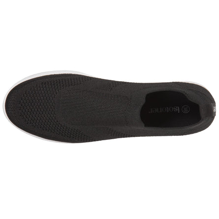 Isotoner - Zapatillas Bailarinas Para Mujer, Negro, Talla 39 EU – Suela Ultra Suave Con Memoria De Forma