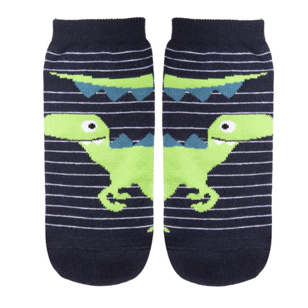 Calcetines Bajos Niños Dinosaurio Rayas 5/8 años - Isotoner