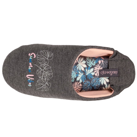 Zapatillas de casa babuchas Mujer Gris Summer vibes - Isotoner