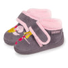 Zapatillas de casa botines scratch Bebe Conejo gris foncé - Isotoner