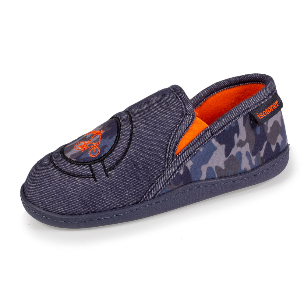 Zapatillas de casa mocasines Niños Denim Bicicleta - Isotoner