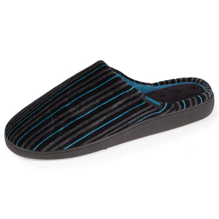 Zapatillas de casa chinelas Hombre Rayas Azules - Isotoner