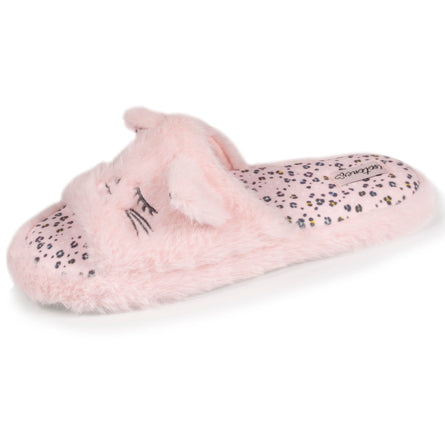 Zapatillas de casa sandalias Mujer 3D Gato - Isotoner