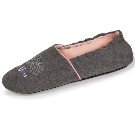 Zapatillas de casa slippers Segunda piel Mujer Gris - Isotoner