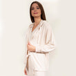 Sudadera con capucha Mujer Beige