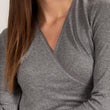 Camiseta de tirantes Gris jaspeado Mujer