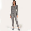 Camiseta de tirantes Gris jaspeado Mujer