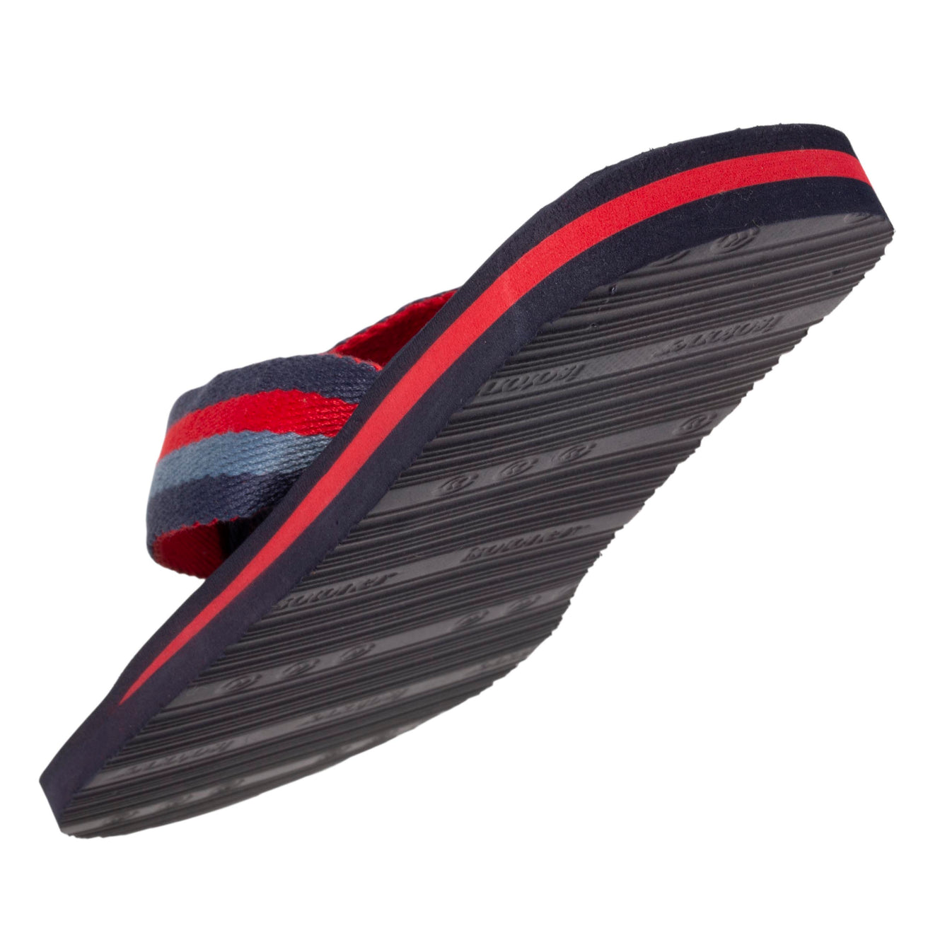 Chanclas correa ancha Hombre rayas Marino